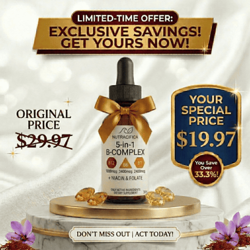 5-in-1 Vitamin B Complex - 1 Bottle Special Offer