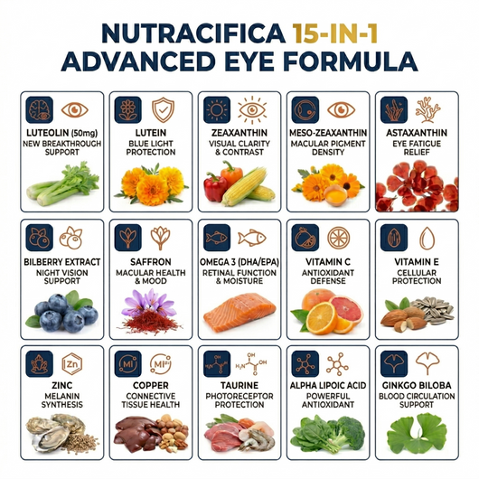 Nutracifica 15-in-1 Advanced Eye Formula - 1 Bottle Special Offer