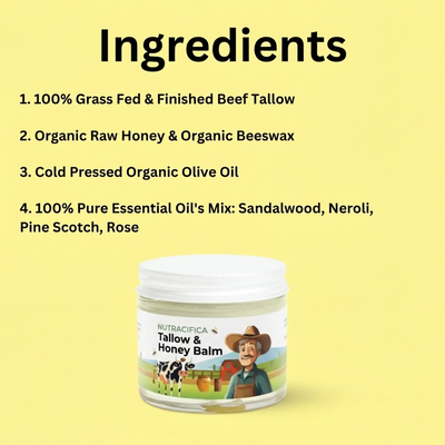 Nutracifica Tallow & Honey Balm - 2 oz